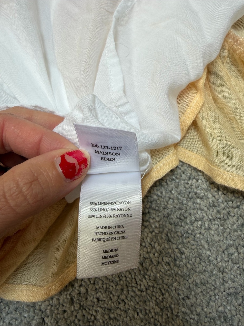 Rails Yellow Floral Wrap Dress W/ Ruffled Hem - Picture 5 of 6